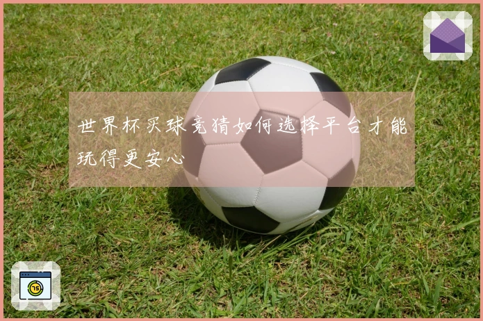 世界杯买球竞猜如何选择平台才能玩得更安心